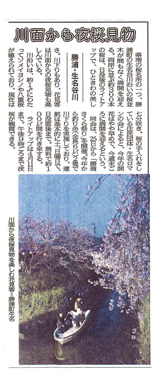 ３月３１日新聞記事