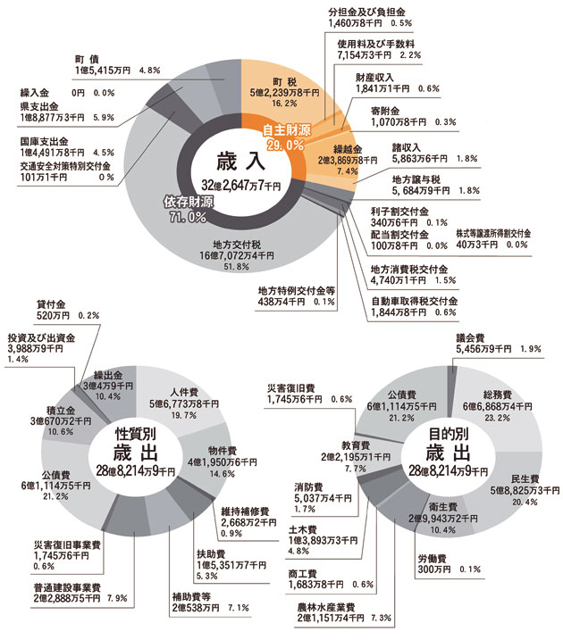 平成２０年度決算状況グラフ