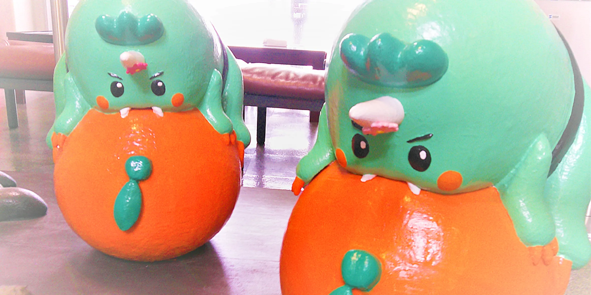 勝浦町恐竜キャラクター「カイくん」
